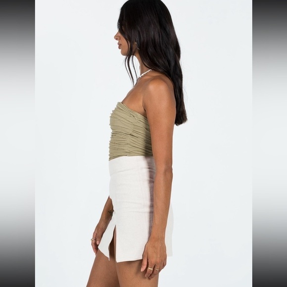 Lioness Princess Polly Lola Mini Skirt - Small, Oatmeal, New Without Tags - Picture 3 of 8